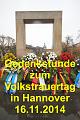 A Gedenkstunde Volkstrauertag